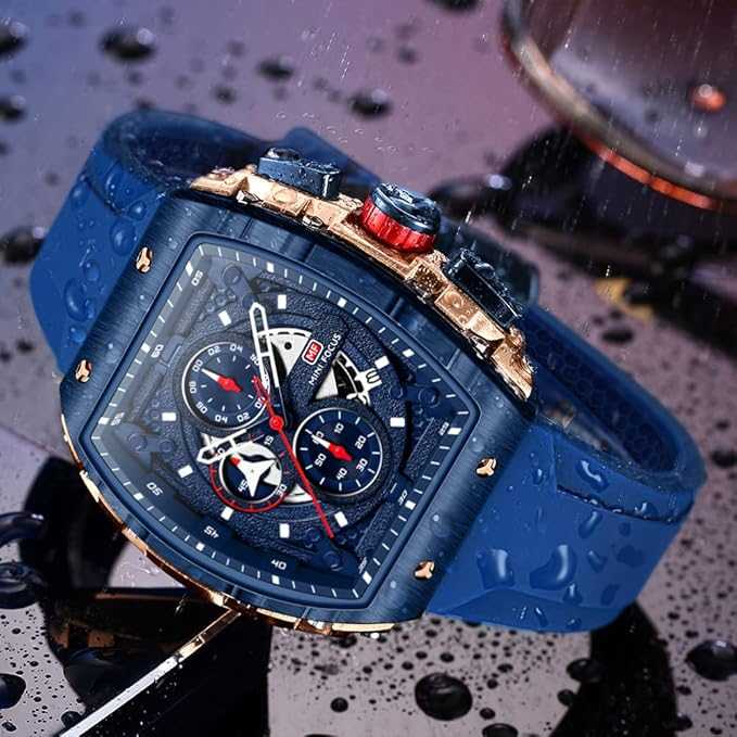 MINI FOCUS Fashion Hollow Big Dial Watch