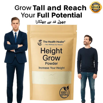 Height Growth Powder | Natural Height Booster Supplement | Organic Bone Strength & Growth Support Formula